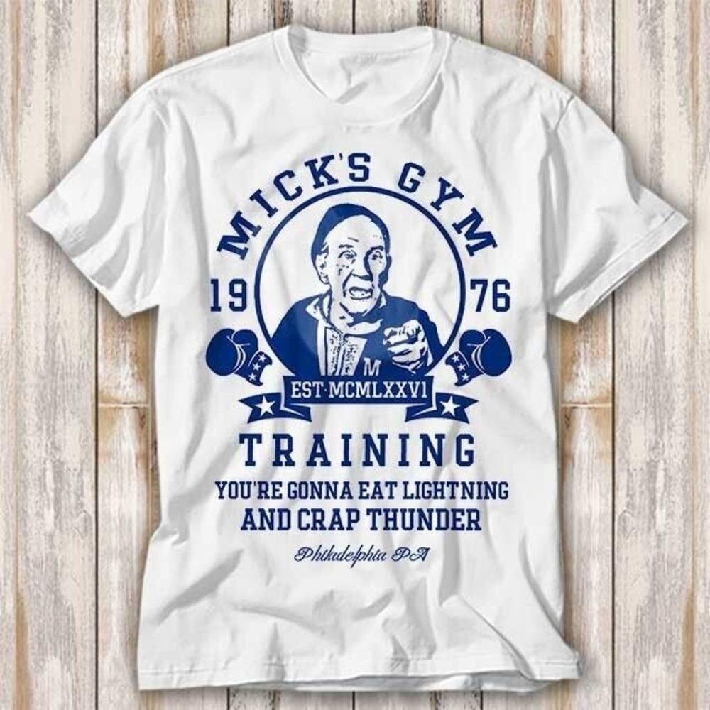 Rocky Film Micks Gym Boxing Gloves Movie Quote Retro Graphic T-Shirt
